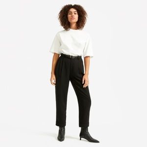 NWT Everlane Put-Together Black Pleated Pant